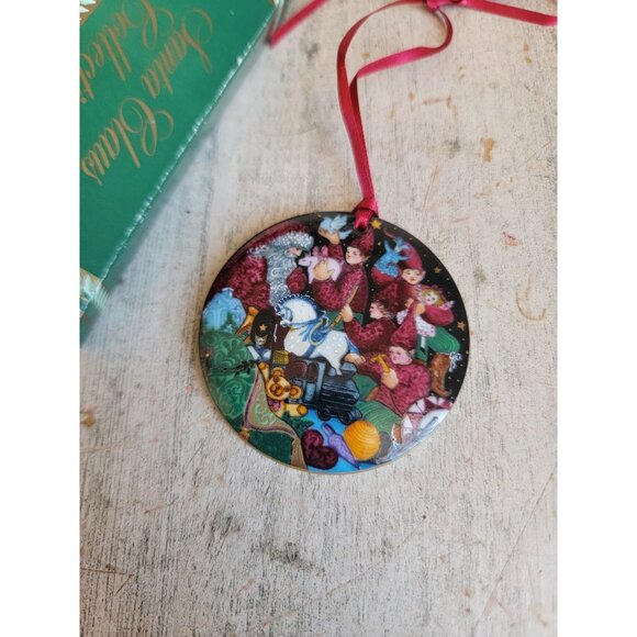 Denmark Copenhagen porcelain 1989 Santa Claus collection ornament Xmas - Picture 2 of 6